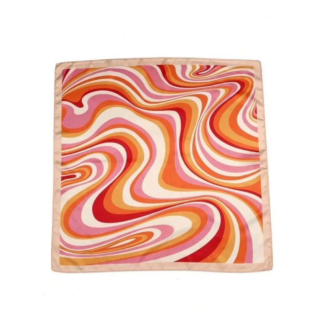 Retro Swirl Scarf S213